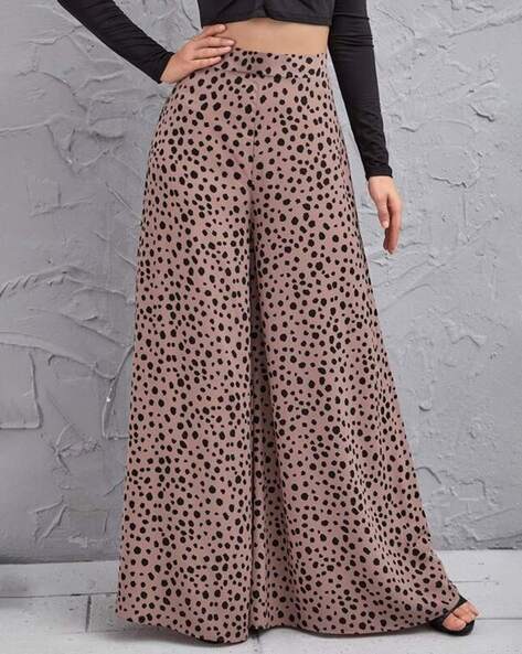 Buy Rayon Palazzo for Women's/Regular Fit Flared Wide Leg Plain Palazzo  Pants. Free Size (Size- 28-34) (Black) at Amazon.in