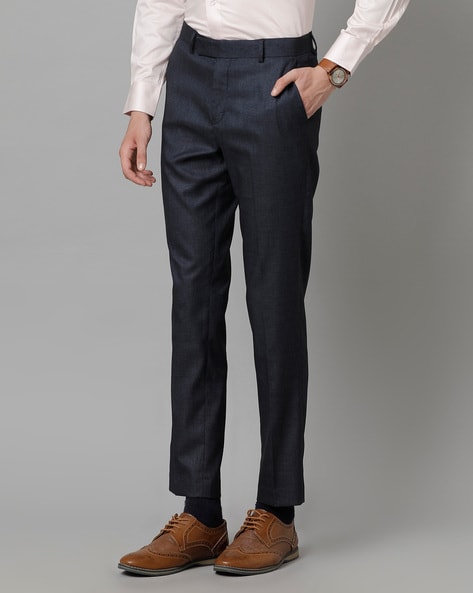 Buy Dark Blue Trousers & Pants for Men by INDEPENDENCE Online