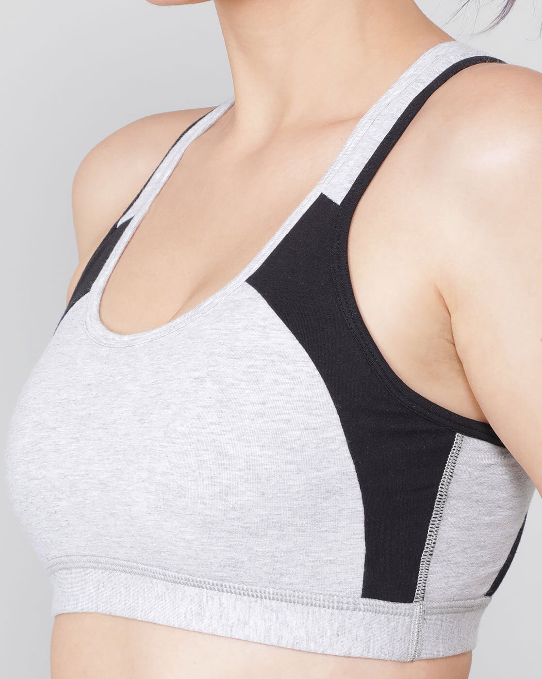Cotton White Jockey Racer Back Active Bra at Rs 529/piece in