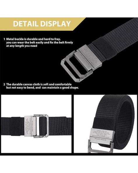 Belt with Tang Buckle Closure