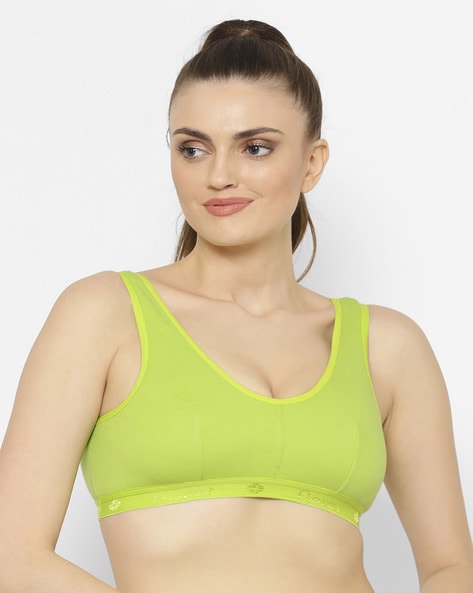 Sports Bra in Lemon & Lime