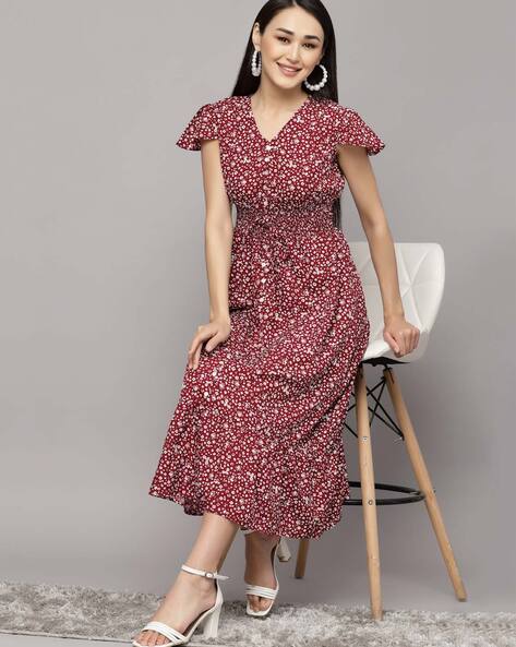 Buy Maroon Dresses for Women by AAYU-ALL ABOUT YOU Online