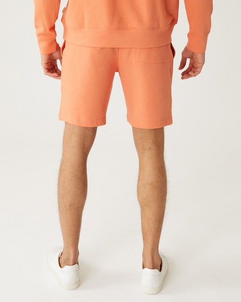 Orange hot sale jersey shorts