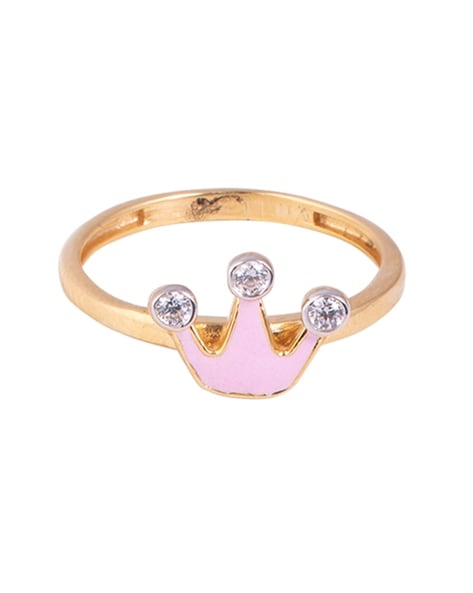 New Women's Rose Gold Plated Crown Princess Ring in 2024 | Princess ring,  Crown ring princess, Rose gold plates