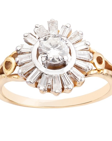 Whirl 18Kt Gold & Diamond Ring