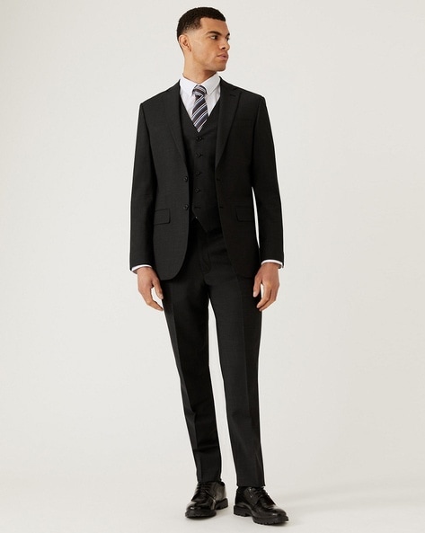 Black Skinny Suit Trousers  New Look