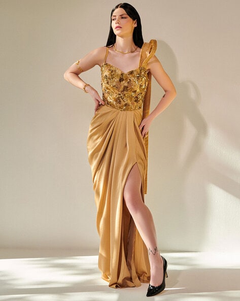 Buy gold dress sale