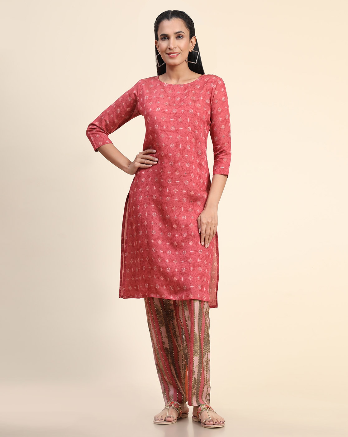 Buy Multicolored Kurta Suit Sets for Women by AVIRAA Online | Ajio.com