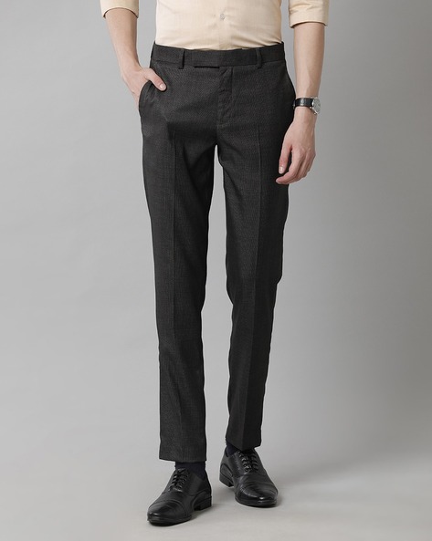 Black Cotton and Linen Dress Pant - Custom Fit Tailored Clothing