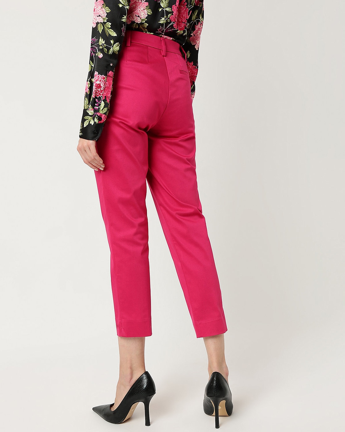 Polyester Regular Martini Women Peach High Waist Front Zip Bootcut Trouser  at Rs 590/piece in Gurugram