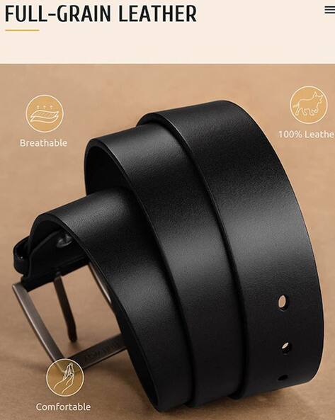 Belt with Tang Buckle Closure