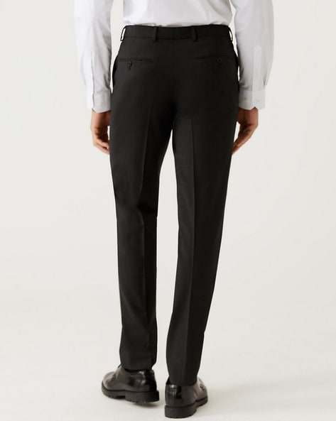 Dobell Mens Black Tuxedo Trousers Regular Fit Satin Side Stripe28S   Amazoncouk Fashion