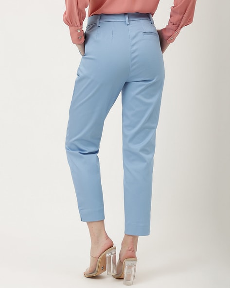 Buy Triumph Natural Spotlight Rib Cropped Trousers - Liberty Blue -  Homewear Online
