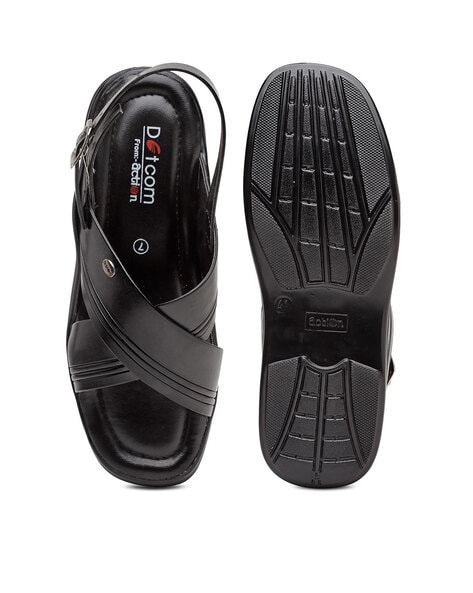 Buy Action Men's SA-3307 Black Synthetic Leather Slip-On Casual Sandal  Online at Best Prices in India - JioMart.