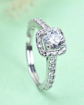 clara Sterling Silver Cubic Zirconia-Studded Ring-picture-22