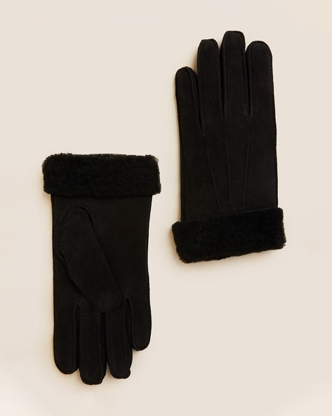 Fur gloves clearance