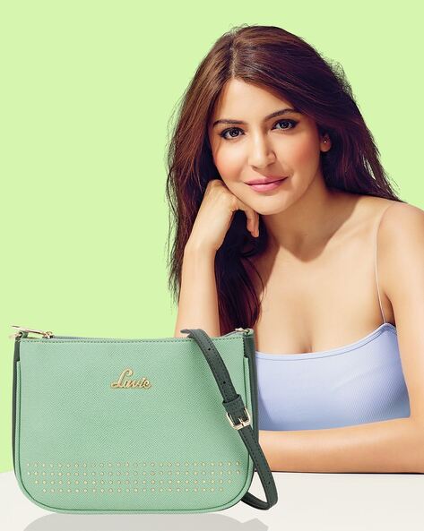 Sea green online bag