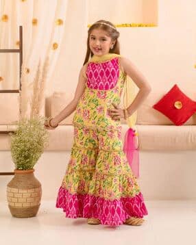 pspeaches Floral Print 3-Piece Kurta Set-picture-15
