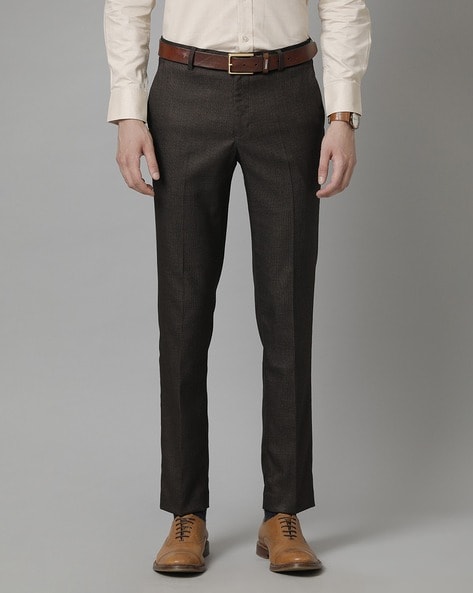 Buy Starcollection Formal Slim Fit Brown Formal Pants for Mens (28) at  Amazon.in