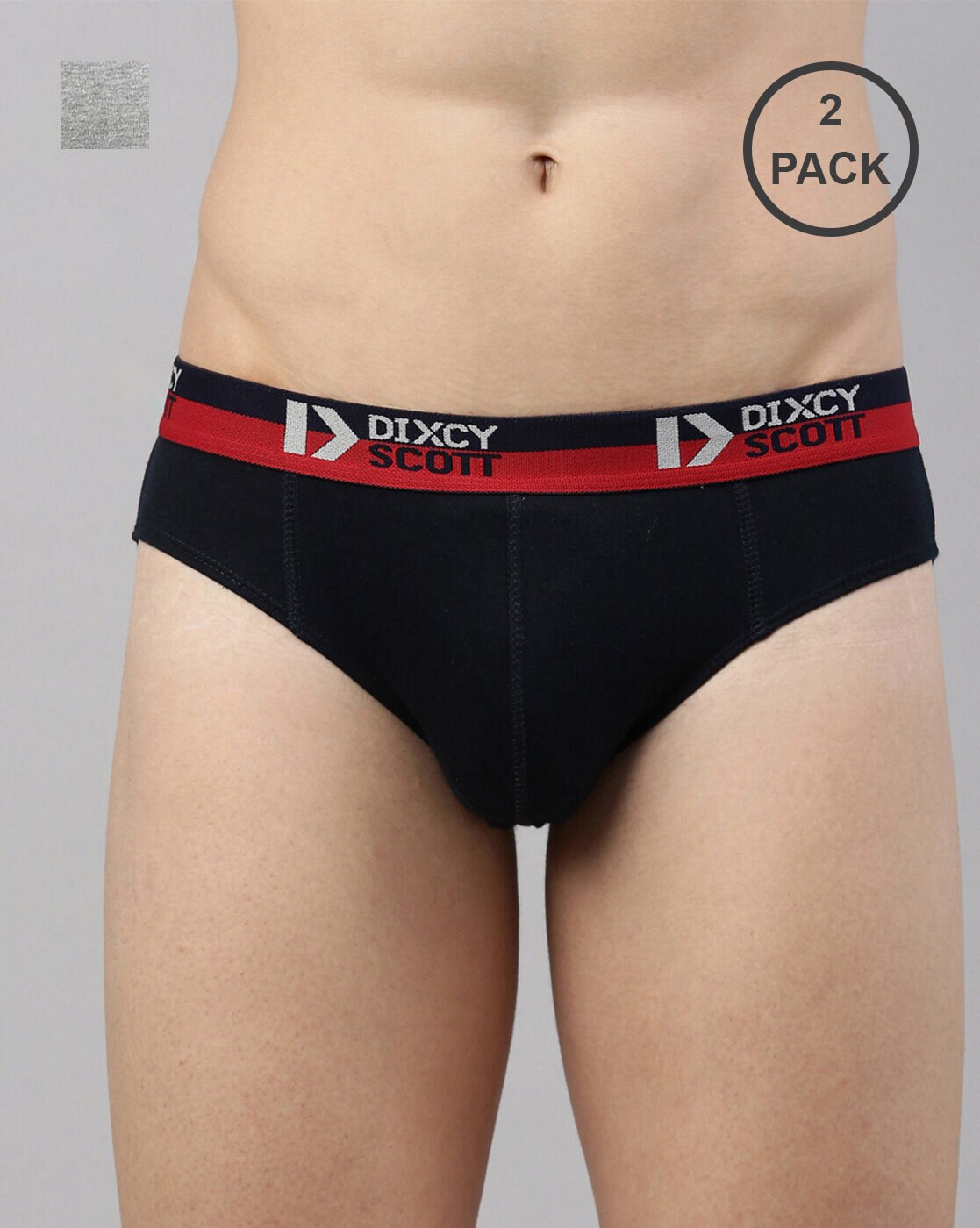 Men's Assorted Pack of 2 Printed Cotton Briefs