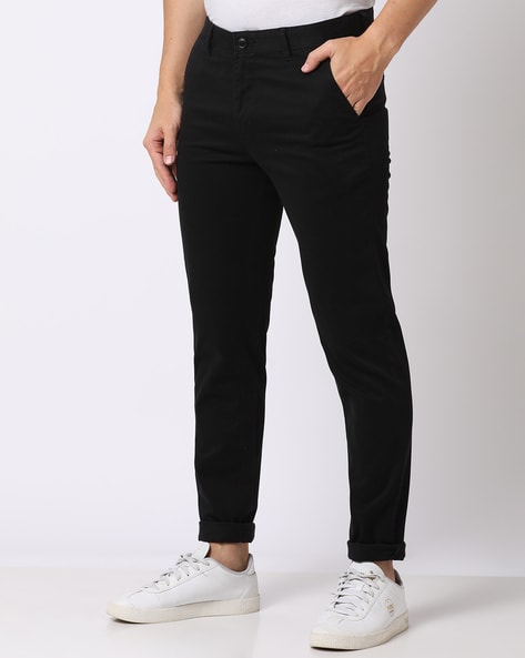 TOPMAN Double Pleated Tapered Pants in Black for Men  Lyst UK