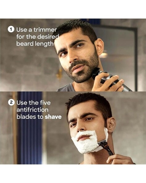 Gillette Fusion Men's Grooming Razor 5 Blades+ Precision Trimmer for Beard  Styling (1 pc) - Price in India, Buy Gillette Fusion Men's Grooming Razor 5  Blades+ Precision Trimmer for Beard Styling (1