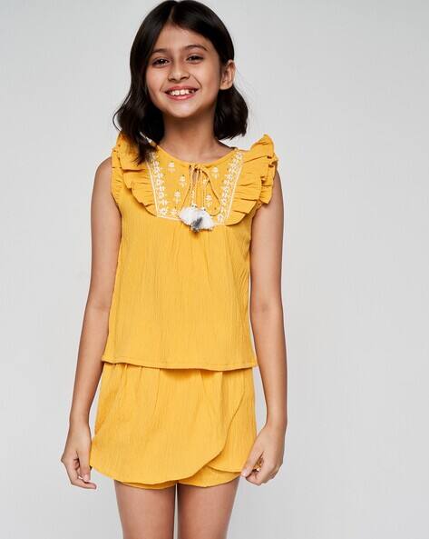global desi yellow top