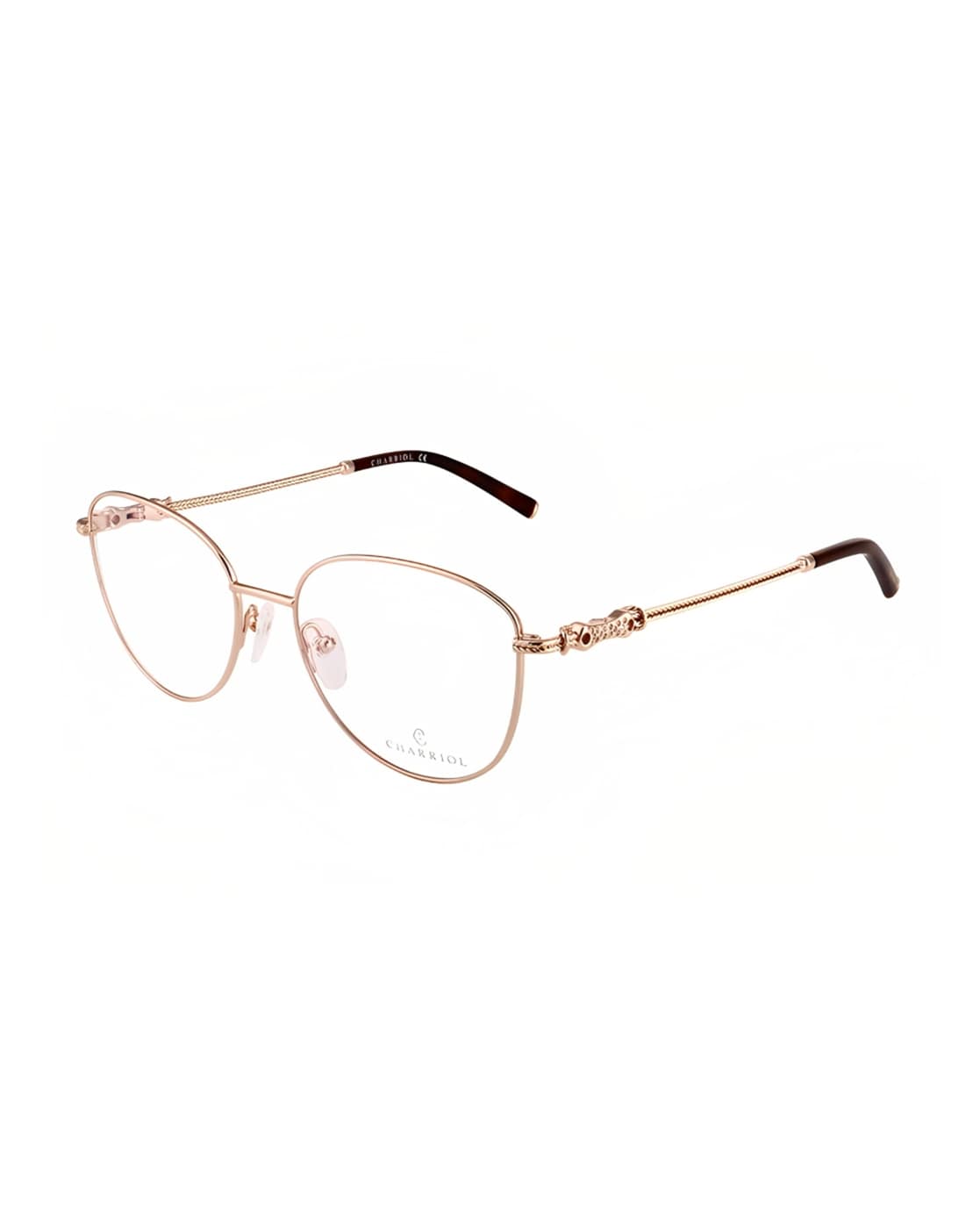 MOSCHINO 204725 UV-Protected Oversized Lens For Women (Gold, OS)