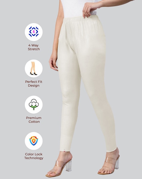 Buy Lyra Ocean Blue Churidar Leggings online