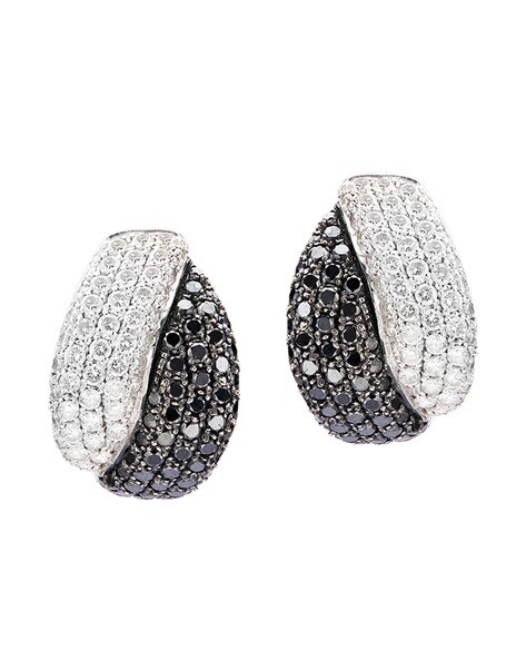 Classic Diamond 4 Claw Stud Earrings | White Gold – ANTON Jewellery