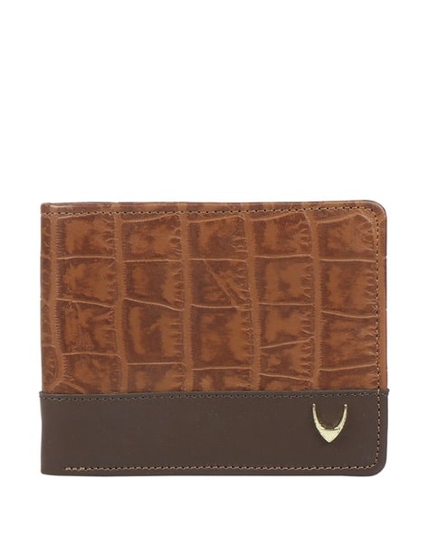 HIDESIGN Men Reptilian Pattern Bi-Fold Wallet