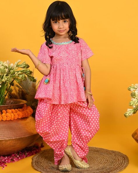 Girls Dhoti Suit | Buy Girls Dhoti Suit Online | G3+ Fashion