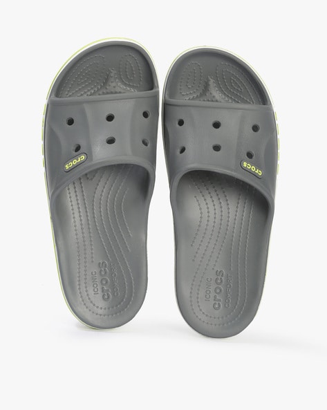 Buy Grey Flip Flop Slippers for Men by CROCS Online Ajio