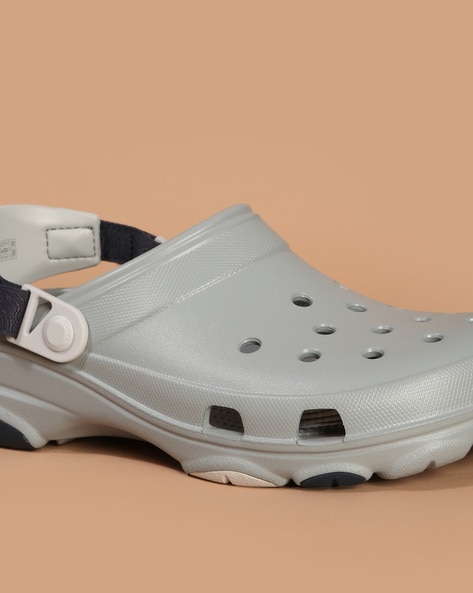 Light cheap grey crocs