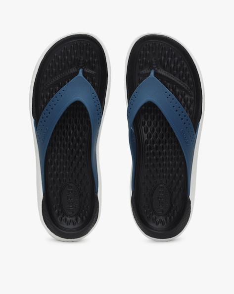 Buy Blue Flip Flop Slippers for Men by CROCS Online Ajio