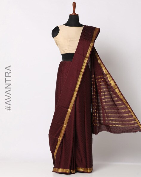 Ksic thickness pure mysore silk 100-120 count saree – www.vannamayil.com