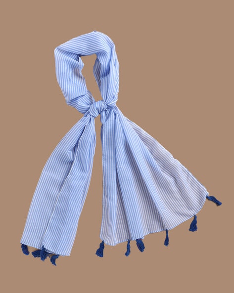 Women Striped Chiffon Stole Price in India