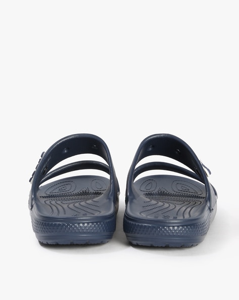 Amazon.com | Crocs Unisex-Child Bayaband Sandals, Navy/Pepper, 4 Toddler |  Sandals