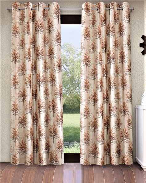 Buy Brown & Beige Curtains & Accessories for Home & Kitchen by Home Sizzler  Online