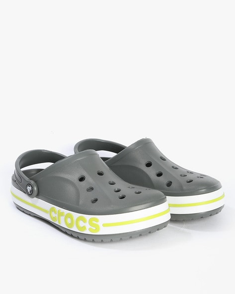 Crocs grey on sale and green