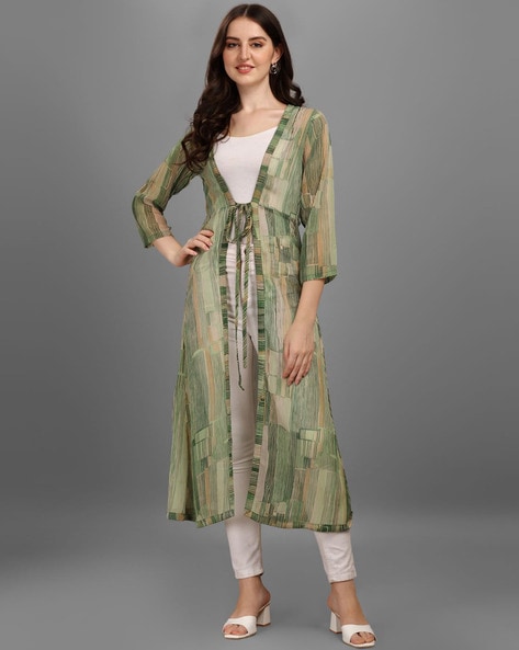 Long clearance silk shrug