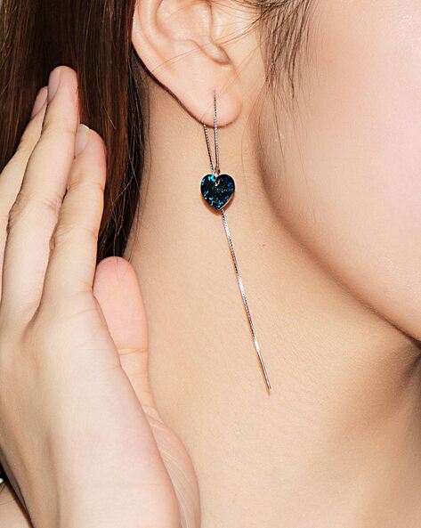 Buy Blue Earrings for Women by EL REGALO Online Ajio