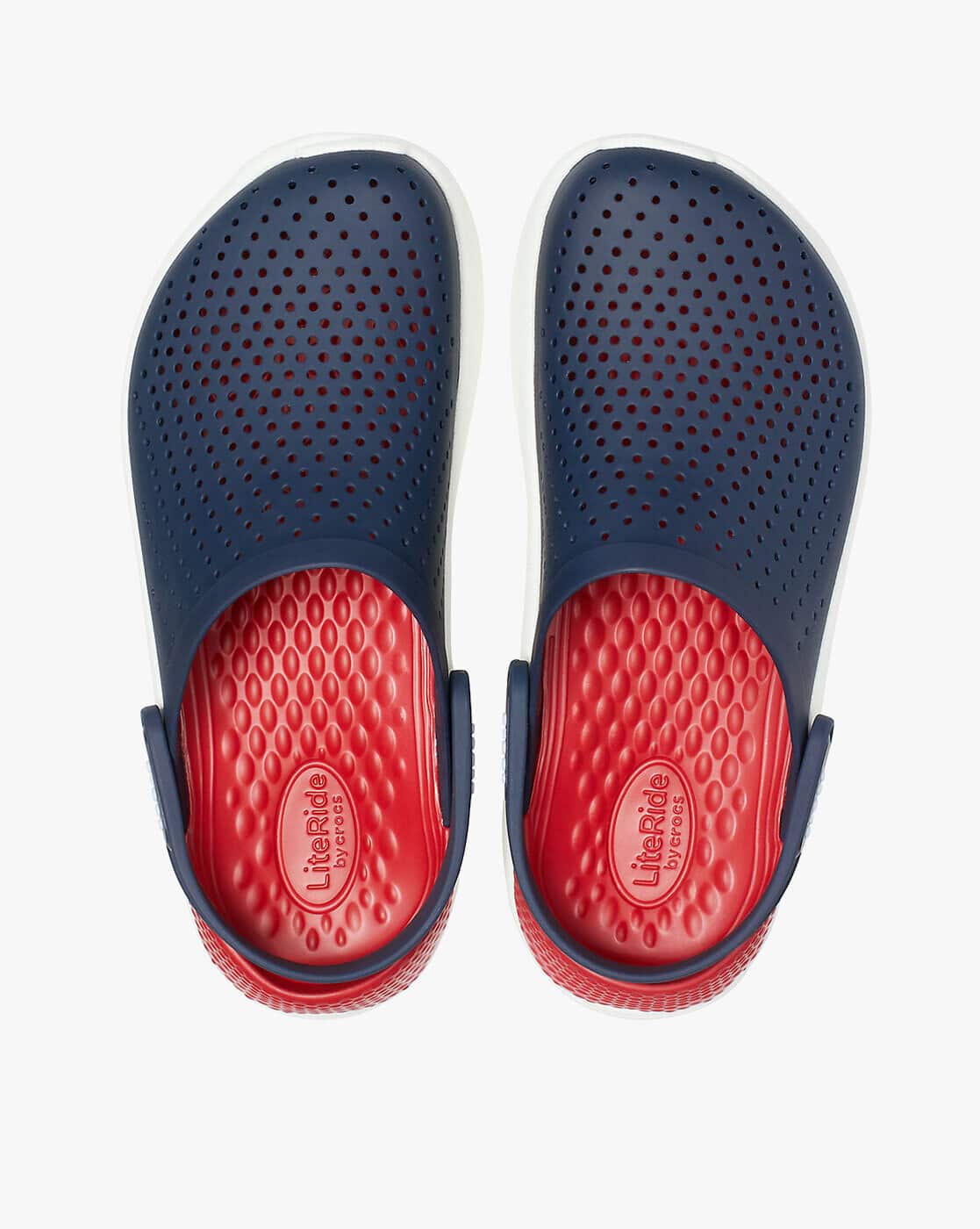 Buy Navy Blue White Sandals for Men by CROCS Online