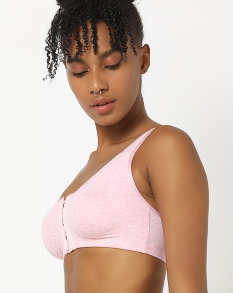 Maya seamless is a non-padded, soft knit bra with thin straps and