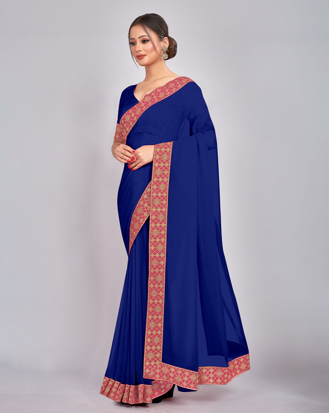 Buy Multicolour Sarees for Women by Saadhvi Online | Ajio.com