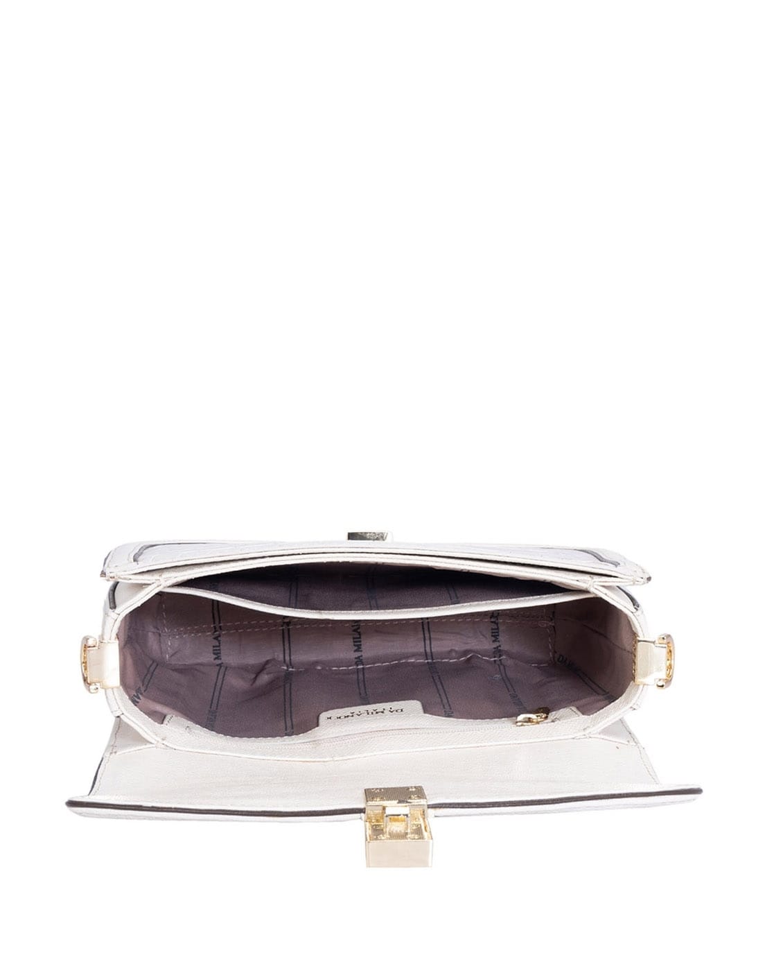 Buy online Cream Genuine Leather Sling Bag from bags for Women by Da Milano  for ₹7999 at 0% off