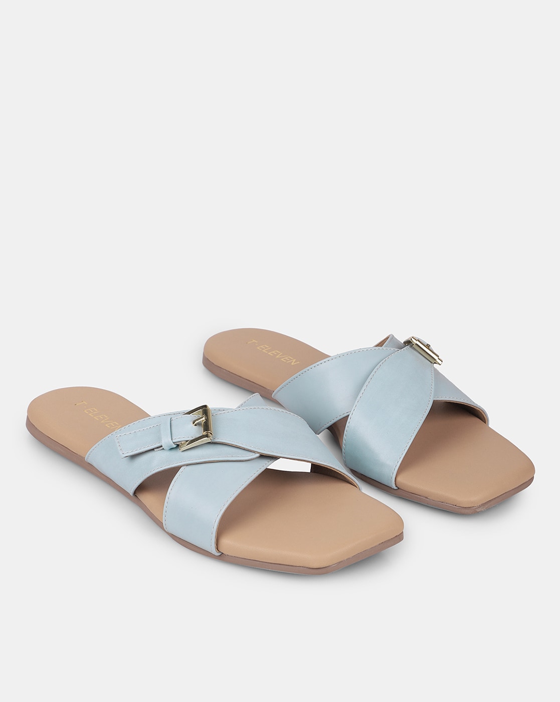 AVENUE FLAT | Biscuit Nappa Leather Flat Sandals | Summer Collection |  JIMMY CHOO