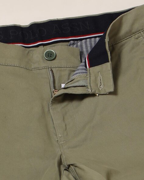 Buy Olive Green Trousers & Pants for Men by U.S. Polo Assn. Online