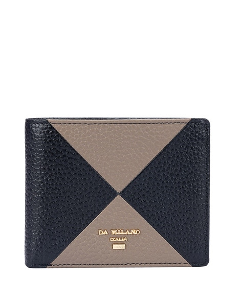 Buy Da Milano Da Milano Men Colourblocked Leather Two Fold Wallet