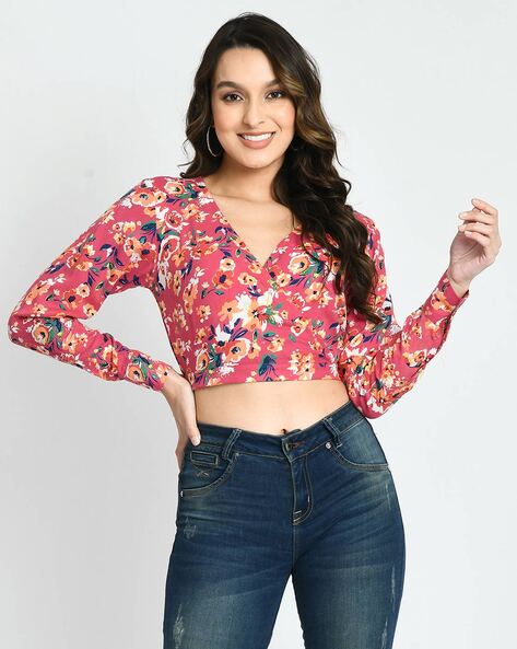 Buy Pink Tops for Women by Kibo Online